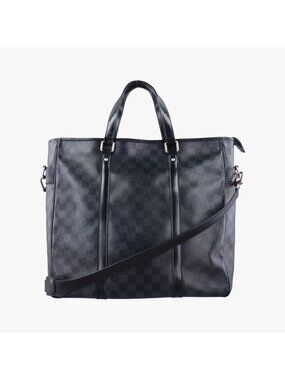 Louis Vuitton Tadao Noir Damier Graphite Messenger Bag